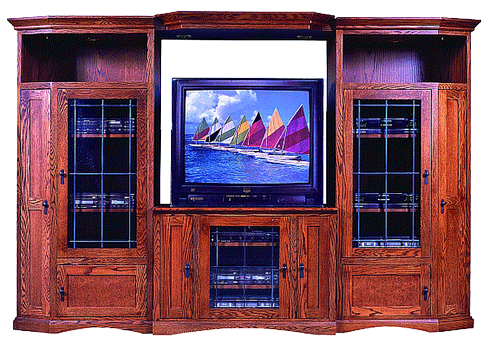 images/4170_The_Phoenix_Three_Piece_Entertainment_Wall_with_4121_TV_Console_shown_in_Mission_Oak2.gif